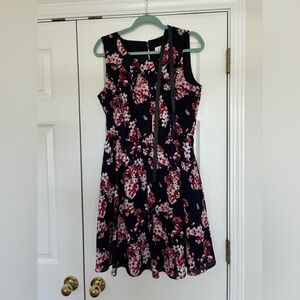Vintage inspired floral dress